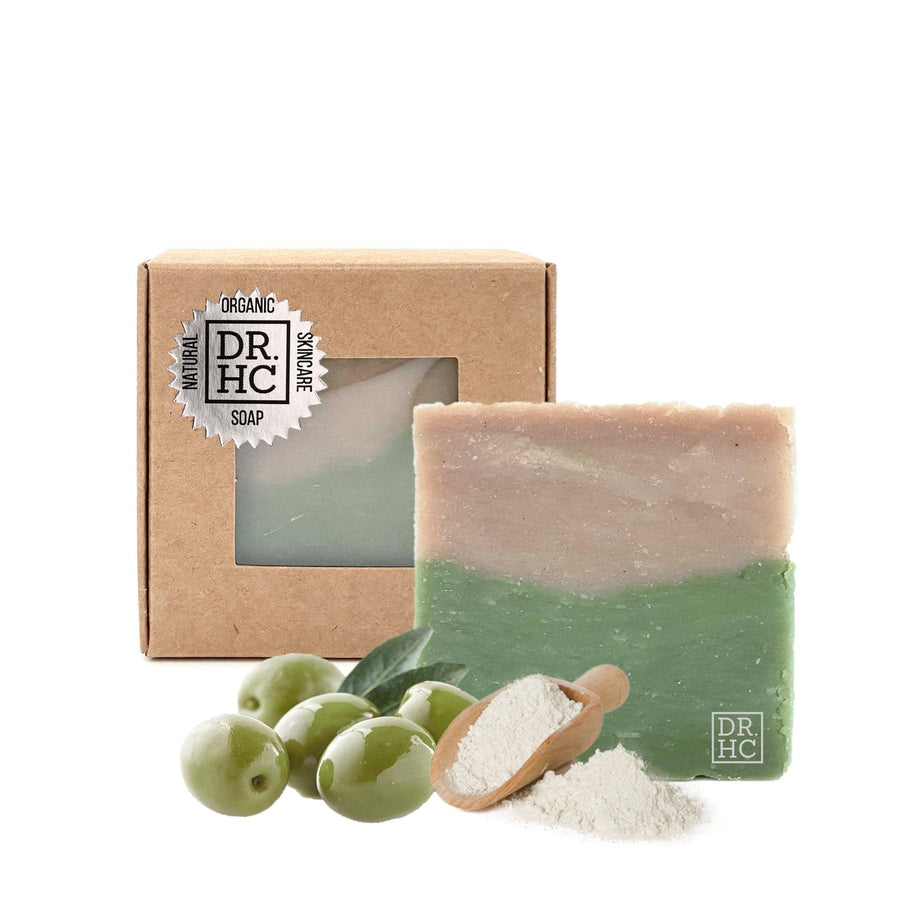 All-Natural Skincare Face Soap - Olive Mineral Clay