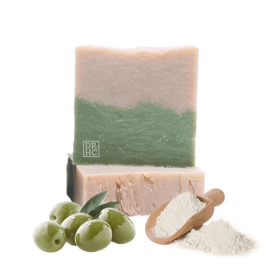 All-Natural Skincare Face Soap - Olive Mineral Clay